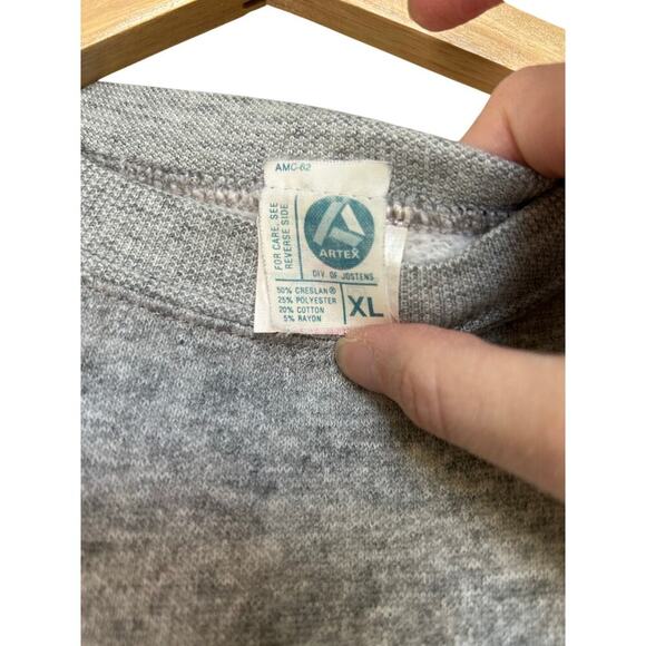 Vintage MLB 1985 World Series I-70s Royals Cardinals Crewneck Sweatshirt Gray XL - Picture 8 of 10